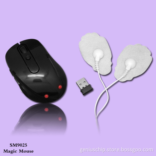Mini wireless optical mouse SM9025 with massage function